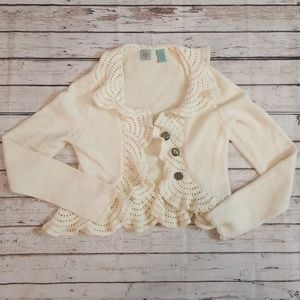 Anthropologie | HWR (Monogram) Sweater Size Small